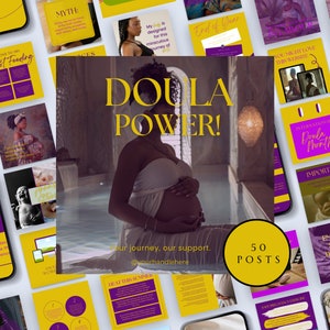 Doula Instagram Posts, Doula Posts, Doula Social Media Posts, Postpartum Doula Post, Birth Social Media Posts, Doula Instagram Templates