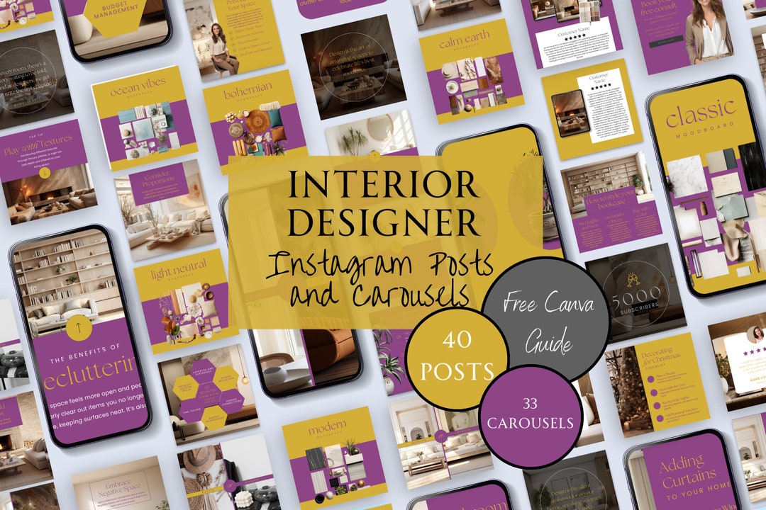 Interior Designer Social Post, Interior Design Social Media Posts ...