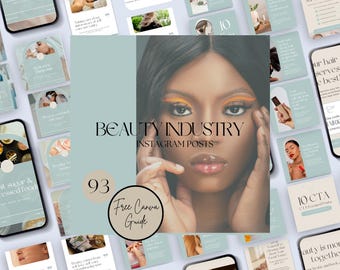 Medical Spa Social Media, Esthetician Social Media Bundle, Beautician Instagram Posts, Dermatologist Post, Beauty Template, Skincare Ig Post