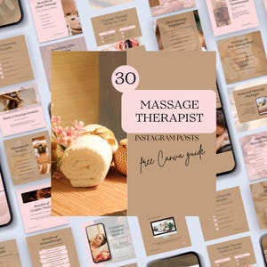 Massage Therapy Social Media Post Templates, Massage Therapy Instagram Posts, Wellness Clinic Instagram, Chiropractic Social Media, Spa Ig