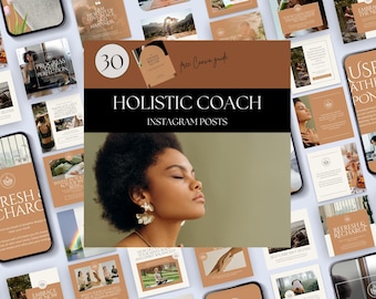 Ganzheitlicher Coach Instagram Feed, Ganzheitliche Gesundheit Posts, Ganzheitliche Heilung Instagram Vorlagen, Ganzheitliche Vorlage Instagram, Ganzheitlicher Lebensstil