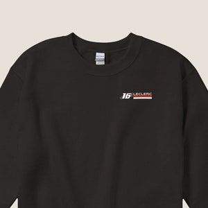 leclerc monaco flag sweater, charles leclerc gift idea, leclerc number 16 sweater, minimal leclerc sweatshirt, Gift for fans CL16, F1