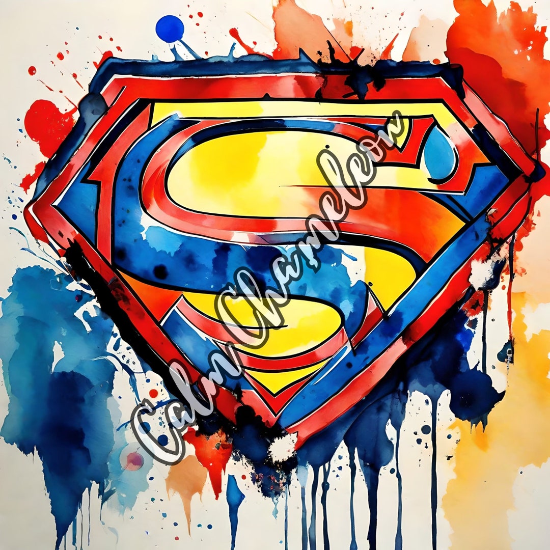Superman Wall Art Digital Download Wall Print Popular Wall Etsy