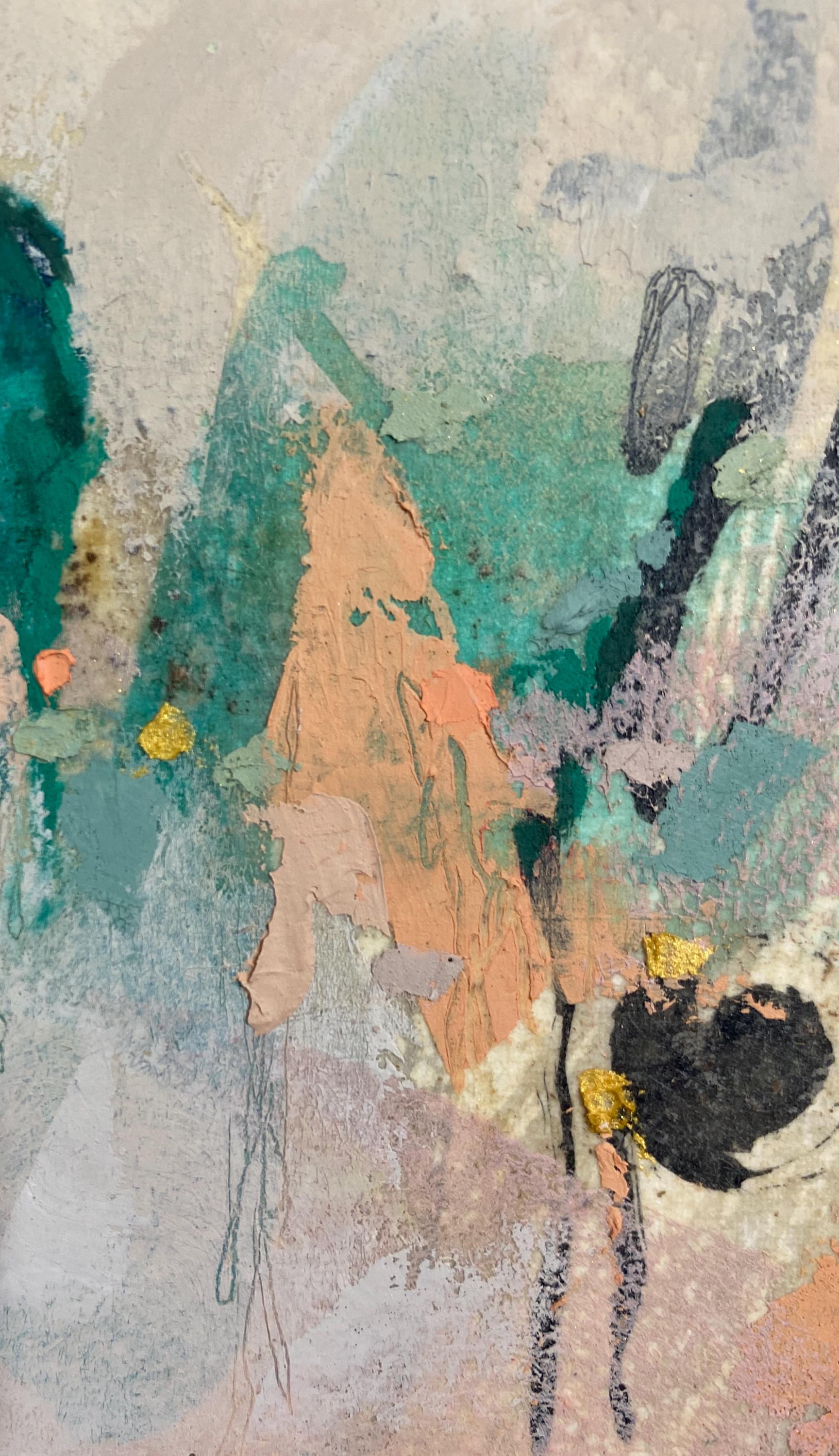 オリジナルの抽象ミクストメディア絵画 - Etsy 日本