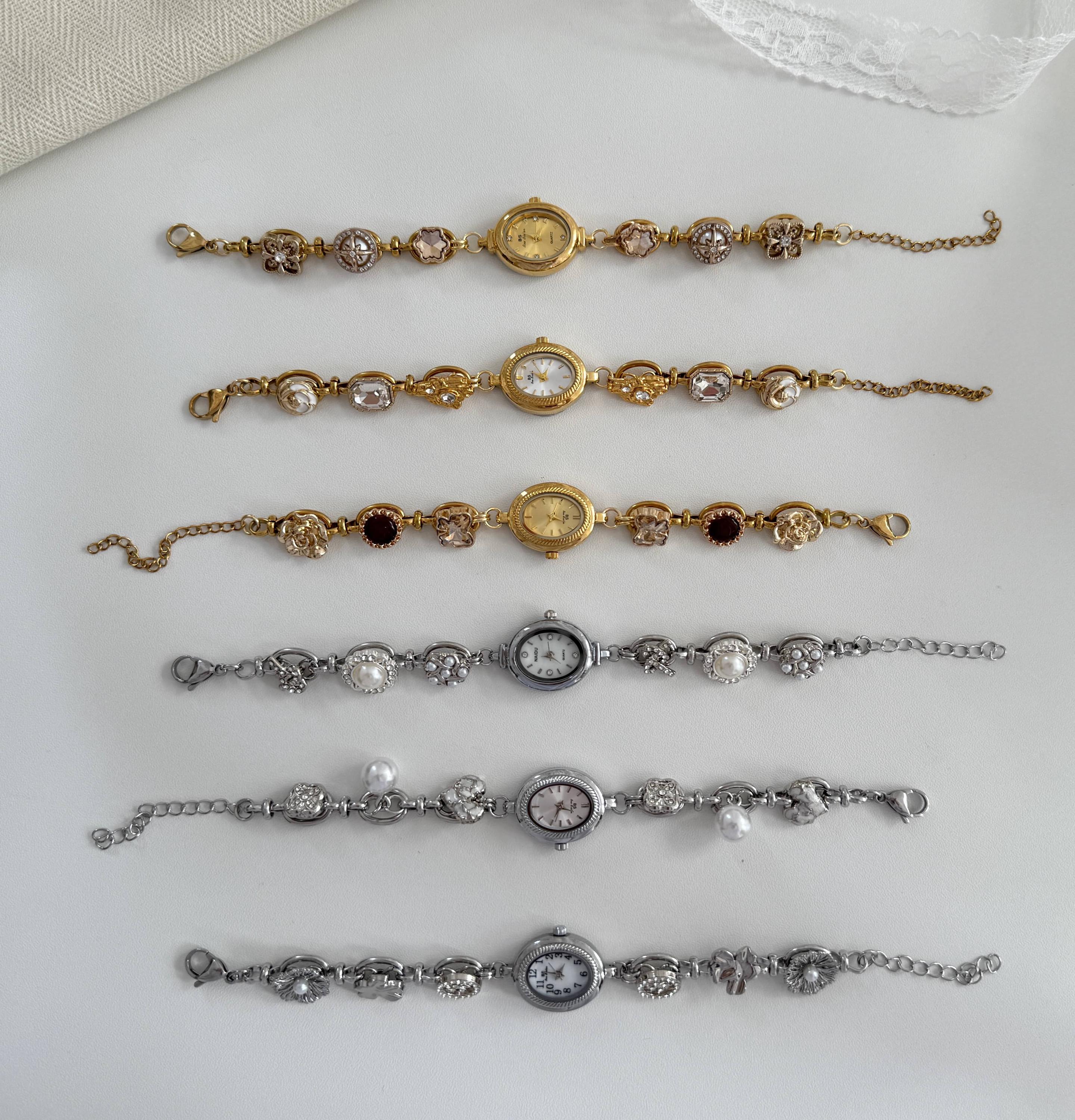 Gemmed Wrist Watch - Etsy
