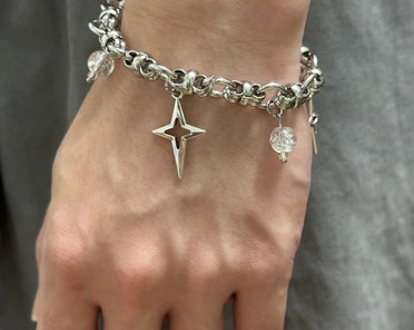 アクセサリー vintage silver925 bracelet elcasion y2k Amazon.com: Sacina Y2k Aesthetic Cross Bracelet, Cross Y2k Grunge
