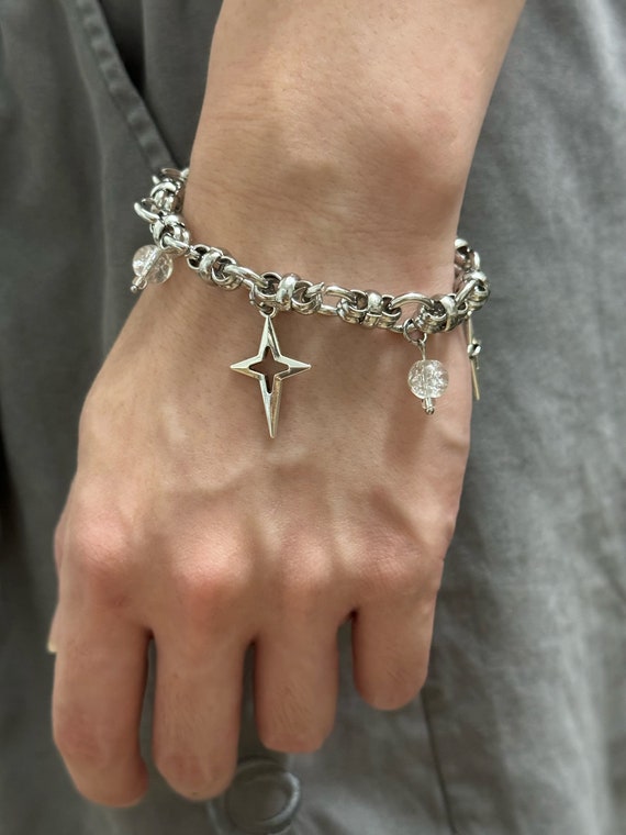Y2K Star Bracelet,star Pendant,starburn Bracelet,street Style Bracelet,silver Stainless Choker, Punk Necklace,y2k Bracelet for Men and Women - Etsy Y2K Star Bracelet,star Pendant,starburn Bracelet,street Style Bracelet,silver Stainless Choker, Punk Necklace,y2k Bracelet for Men and Women - Etsy