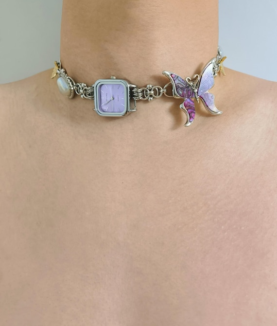 Collier Ras Du Cou Avec Breloque – Bijou Minimaliste – Neuf Sans Emballage – Sans Marque