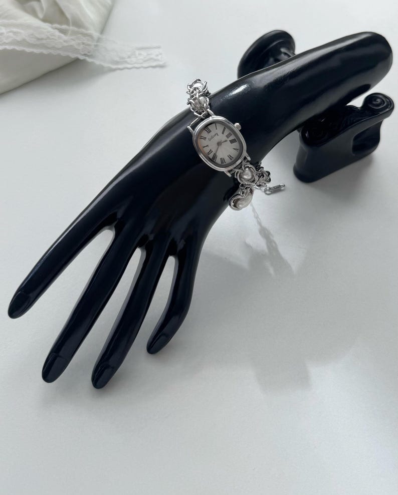 Vintage Style Watch Bracelet for Women,small Dial Watch,silver Tone — free download