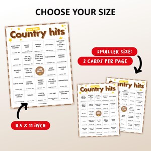 Country music bingo game printable, western music bingo cards, Nashville themed party game, country hits bingo, cowboy music game, southern music trivia, honky tonk bingo, bluegrass and country pop songs, line dancing party activity, country western themed baby shower or birthday game, digital download printable bingo cards for adults and groups