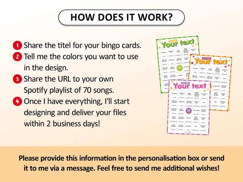 Custom Music Bingo Game with 50 unique cards, printable party game for birthdays, bachelorette parties, hen parties, graduations, tea parties, bridal showers, girls night, family gatherings, office events, and celebrations of all kinds. Fun music activity with your own songs, interactive icebreaker, instant digital download, perfect for large groups, adults, teens, and special occasions.