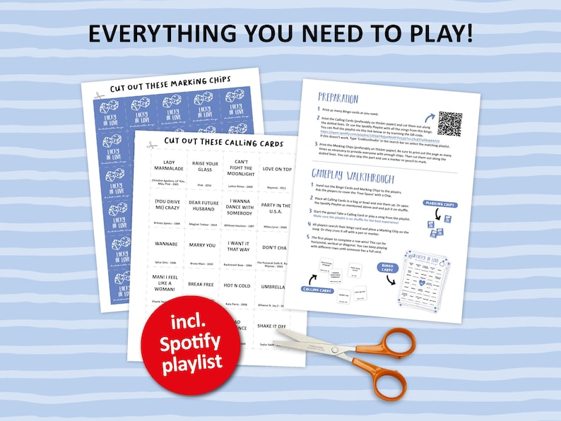 This Las Vegas Bachelorette Party Music Bingo is the perfect party game to play at a girls hen night with all of your friends. Lucky in Love is a great theme. The party songs are great for a fun night with team bride. Digital download so you can print the files directly after purchase.