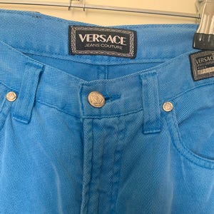 90s Versace Jeans Couture Baby Blue Jeans