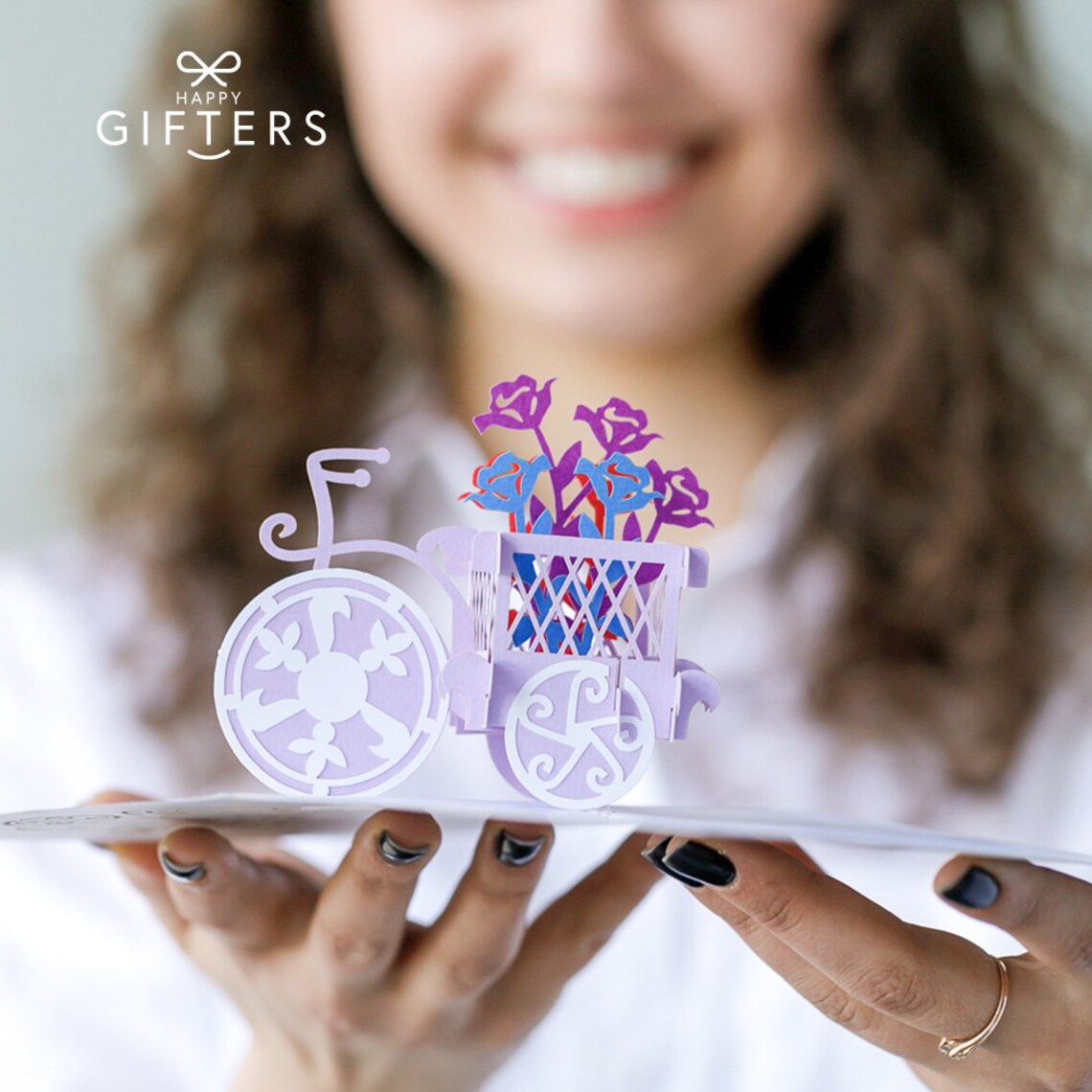 Tarjeta De Cumpleaños Pop Up 3D - Sorpresa Emergente Para Niños, Hombres Y Mujeres Con Sobre