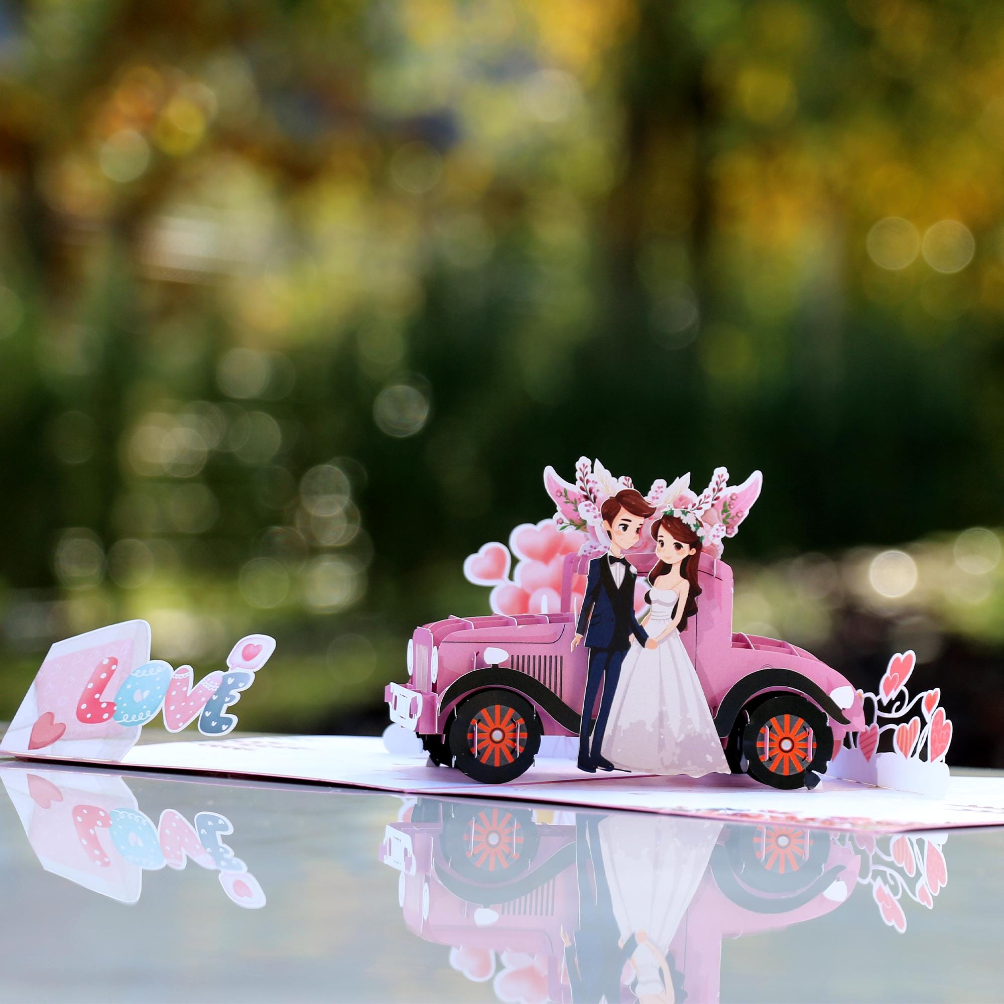 LIN17872, Tarjeta 3D emergente para boda, embalaje para regalo de dinero, personalizada, con sobre, tarjeta de boda, regalo de dinero, coche de boda, N38 - España LIN17872, Tarjeta 3D emergente para boda, embalaje para regalo de dinero, personalizada, con sobre, tarjeta de boda, regalo de dinero, coche de boda, N38 - España