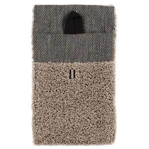 Rento Linen Terry wash mitten 14x24 cm black/linen