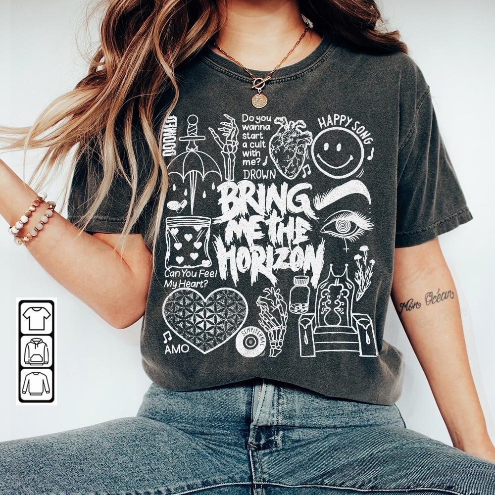 Bring Me The Horizon Doomed Girls Short-Sleeved Hoodie