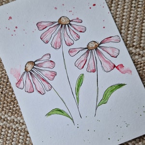 Aquarell Postkarte