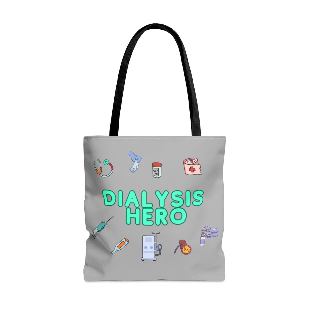 Dialysis Hero Tote Hemodialysis Bag CCHT Tech Gift Etsy