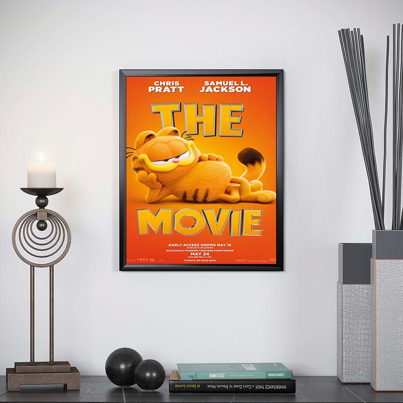 The Garfield Movie 2024 V3 Movie Poster Highquality Glossy Paper A1 A2