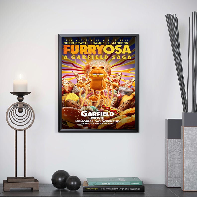 The Garfield Movie 2024 V1 Movie Poster Highquality Glossy Paper A1 A2