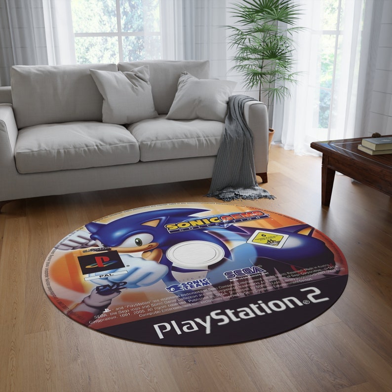 Sonic Gems Collection Rug, Sonic Gems Collection CD Rug, Retro CD Rug ...