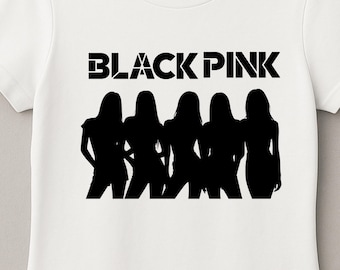 Blackpink T-Shirt Design - For K-pop Fans -  EPS - PNG - SVG