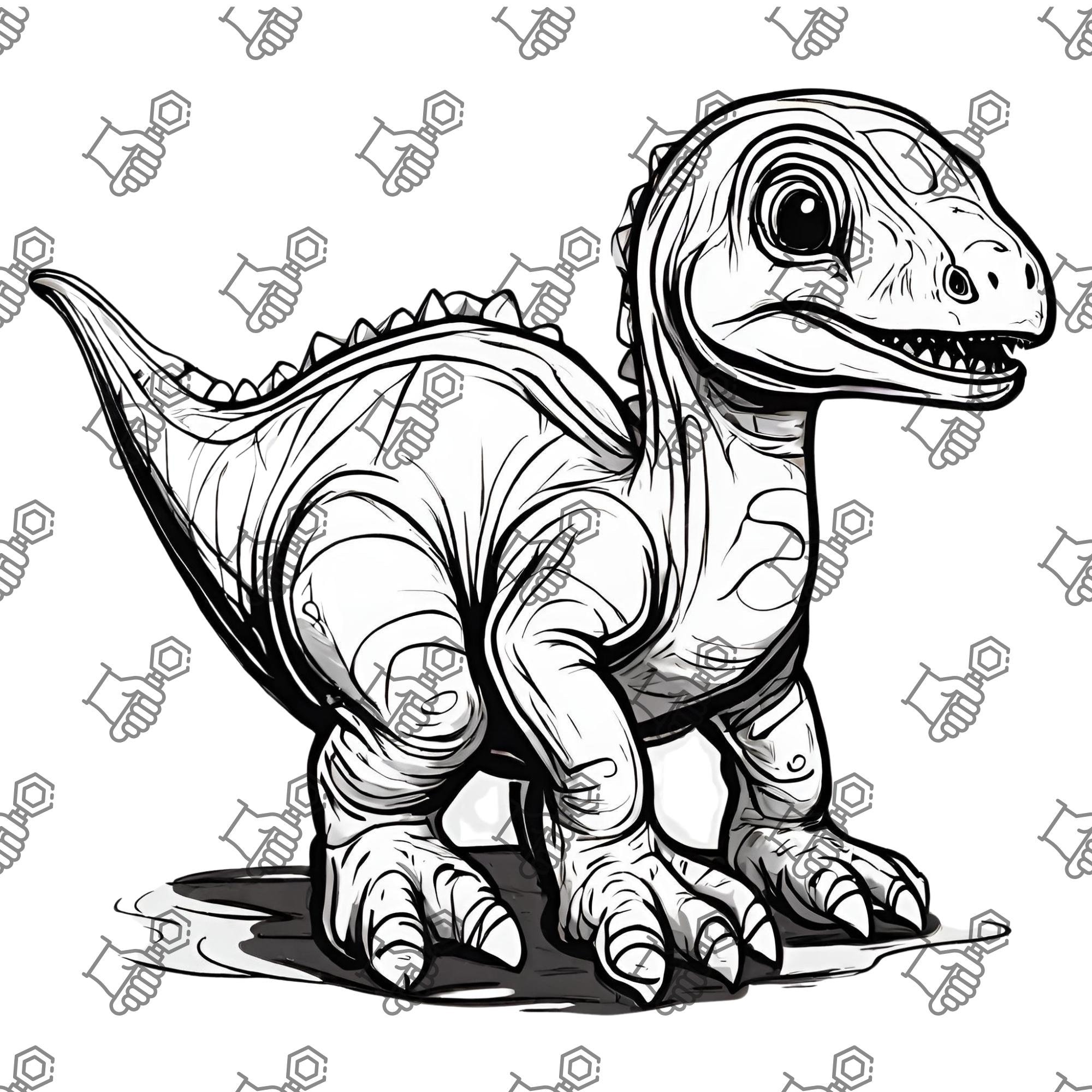 Baby Dinosaur Clipart Set - Baby Dino SVG - Cutting File for Cricket ...