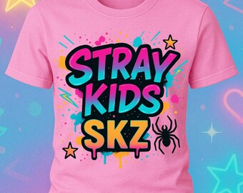 Stray Kids SVG PNG Merch | SKZ K-Pop T-Shirt Digital Download for Stay Fans
