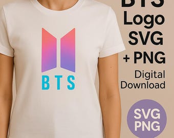 BTS-logo SVG-png-bestand | Kpop-fanart (digitale download)