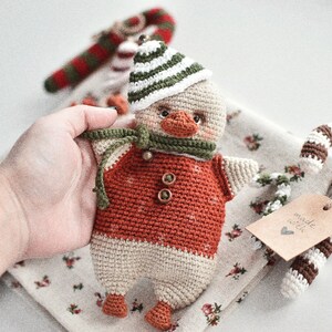 Goose crochet pattern. Amigurumi goose pattern. PDF. English. Digital product image 7