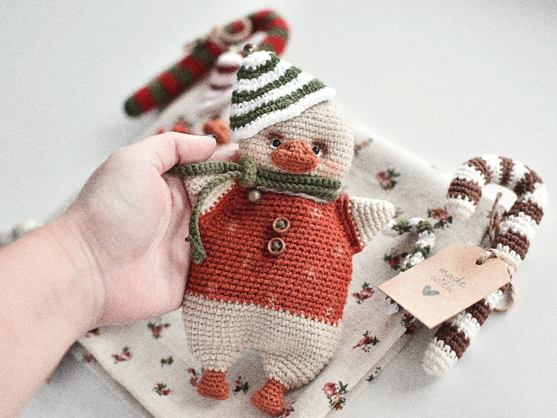 Goose crochet pattern. Amigurumi goose pattern. PDF. English. Digital product image 7