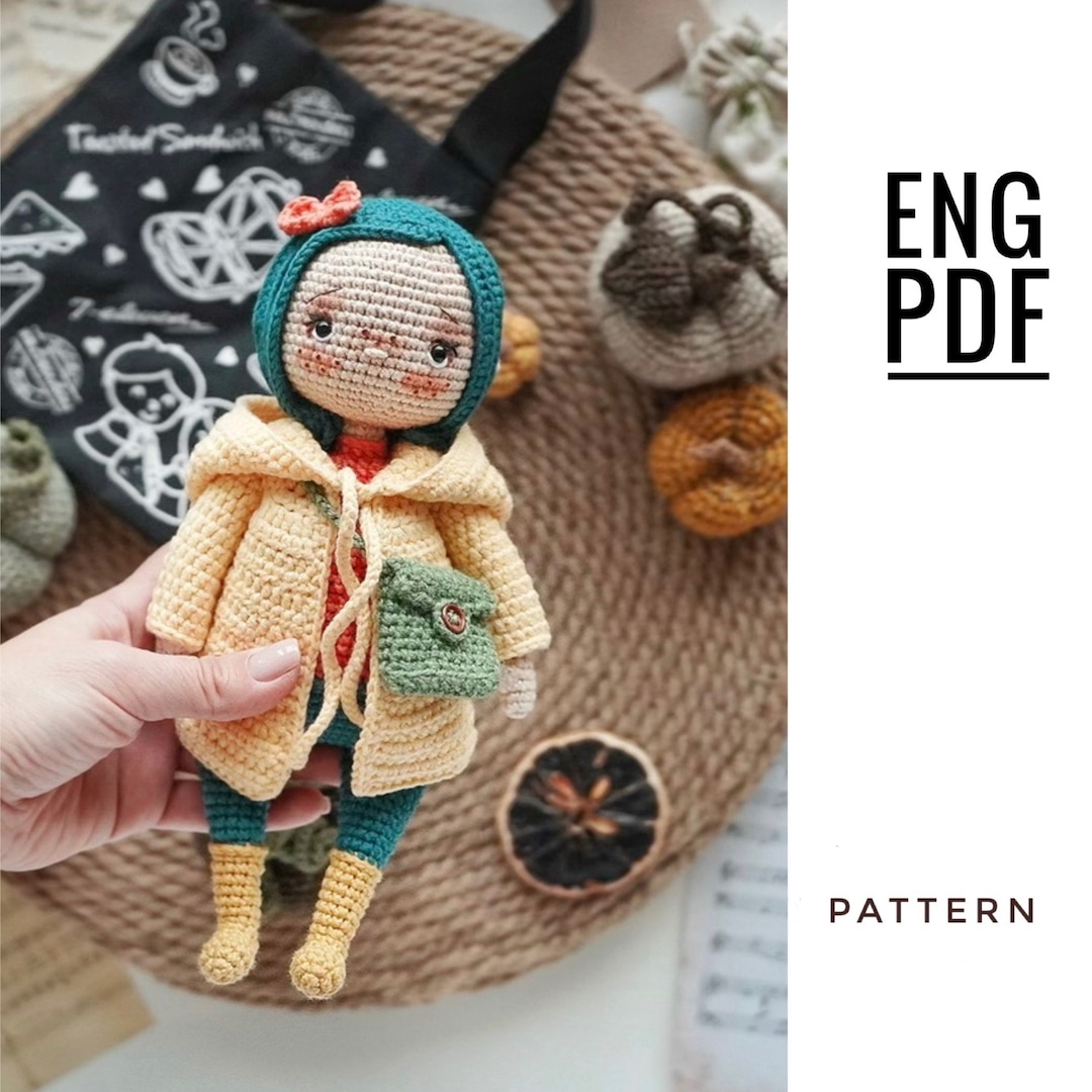 Coraline Doll Crochet Pattern. Amigurumi Coraline Pattern. PDF. English ...