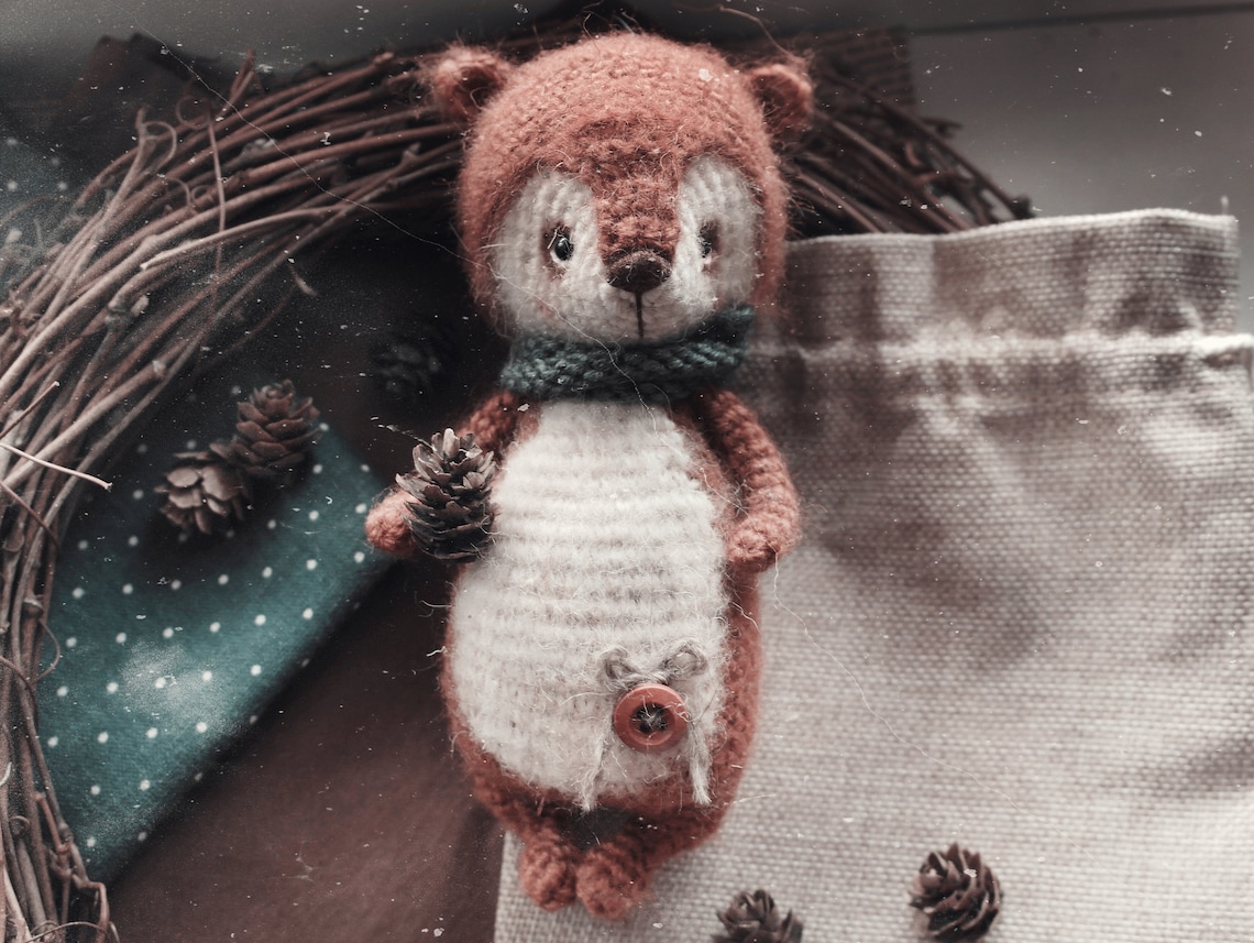 Chupmunk Crochet Pattern. Amigurumi Chipmunk Pattern. PDF. English ...
