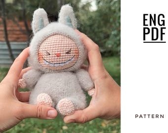 Crochet Bunny Pattern: Amigurumi Toy (PDF Download, English US Terms)
