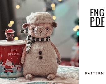 Crochet Bunny Pattern: Amigurumi Toy (PDF Download, English US Terms)