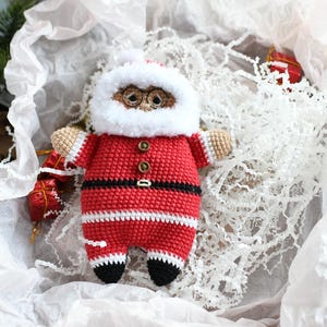 Santa Claus crochet pattern. Amigurumi Santa Claus pattern. PDF. English. Digital product image 8