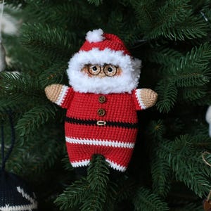 Santa Claus crochet pattern. Amigurumi Santa Claus pattern. PDF. English. Digital product image 3