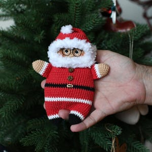 Santa Claus crochet pattern. Amigurumi Santa Claus pattern. PDF. English. Digital product image 6