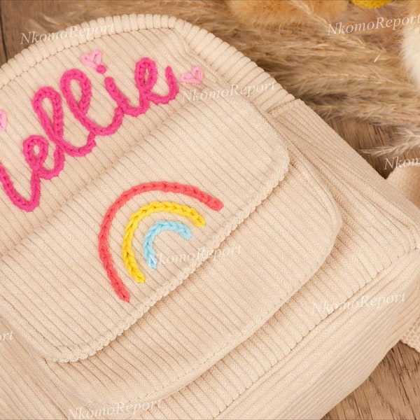 Customized Mini Backpacks for Babies and Kids | Monogrammed Toddler Bags | Seersucker Preschool Book Bag | Personalized Baby Gifts
