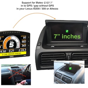 Motec C127 7 “inches Support for Dash Lexus IS200 IS300 Altezza - Etsy
