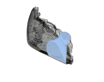 Entrada de ar pelo farol no Lexus IS200 / IS300 / Toyota Altezza