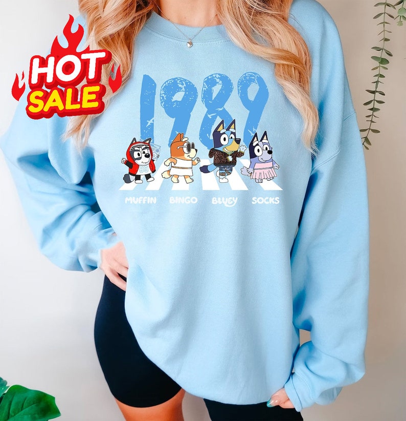 1989 Blue Dog Eras Tour Shirt Blue Dog All Albums Shirt, Blue Dog T