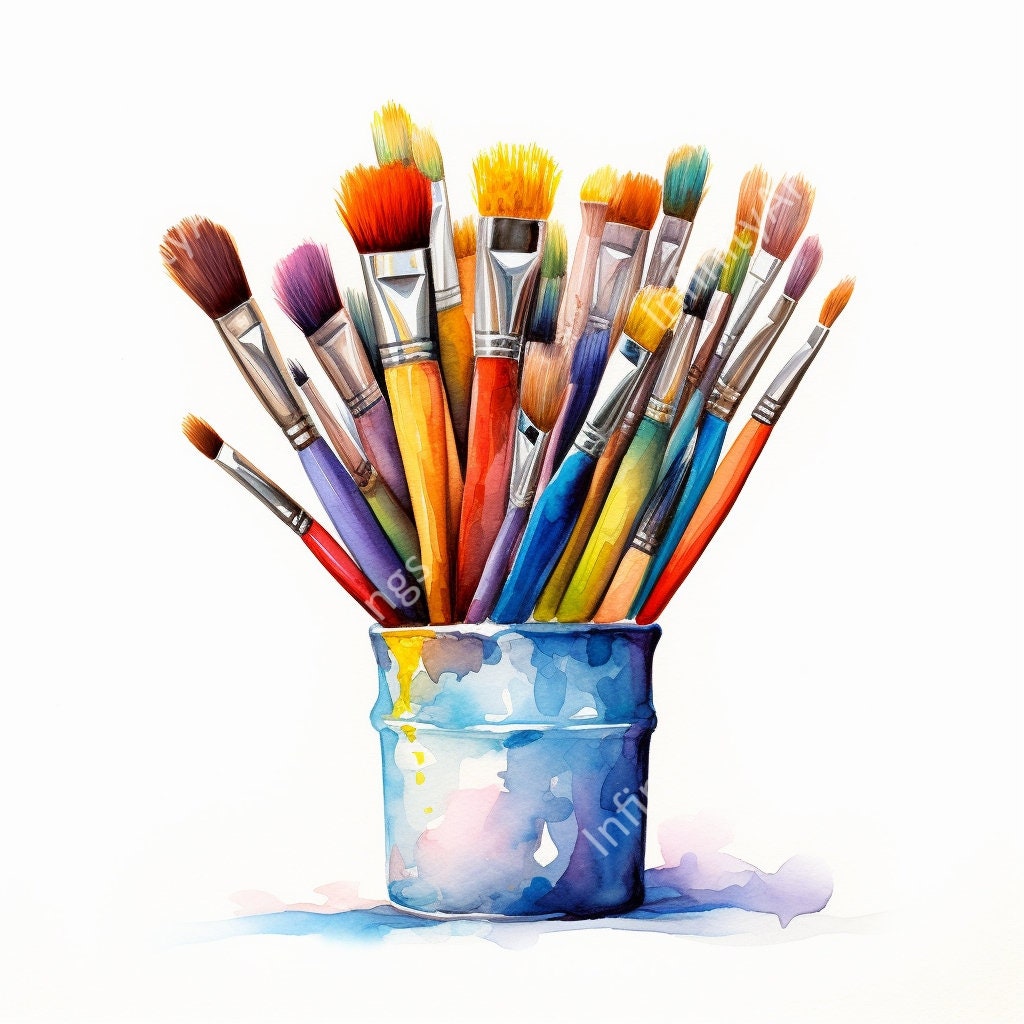 Kolinsky Sable Watercolor Brushes Set 9pcs Round Detail Pointed