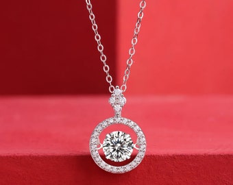 stilvolle cz stein kette ausgefallene 925 sterling silber diamant halskette, trendige frauen kette, geschenk für sie, jubiläum geschenk