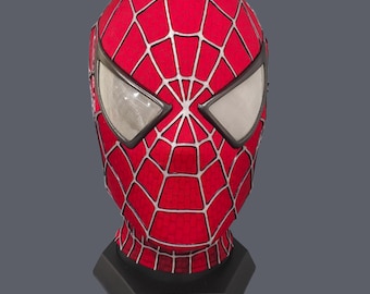 スパイダーマン マスク 3D サム・ライミ版 LEDモデル　1/1　black スパイダーマン マスク 3D サム・ライミ版 LEDモデル 1/1 black