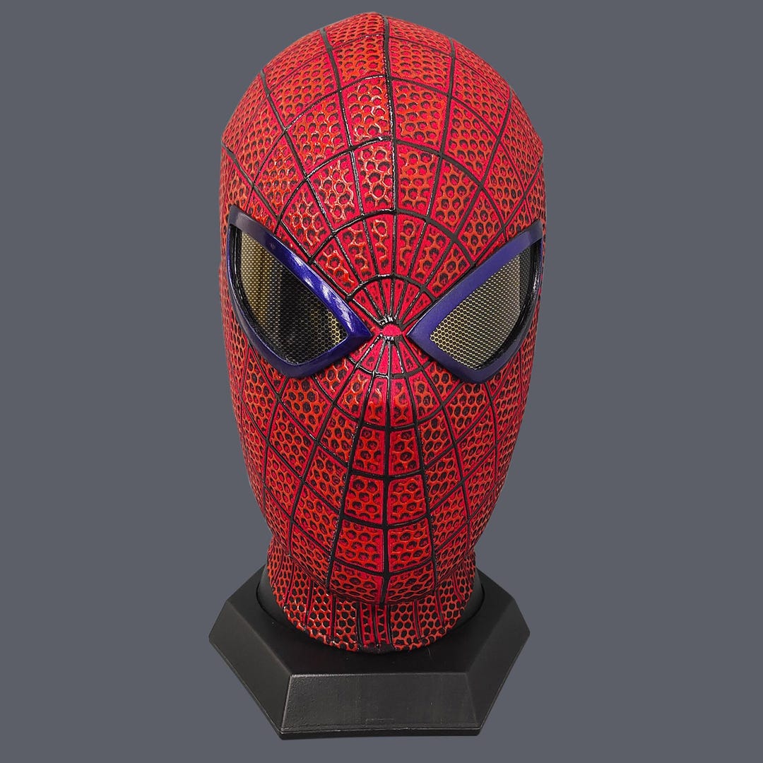 Spider-Man　シェルマスク　レンズ付き 本体　コスプレ　1/1 Spider-Man シェルマスク レンズ付き 本体 コスプレ 1/1 - メルカリ