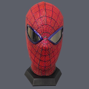 Spiderman 1 Mask, Tasm 1, Cosplay, Halloween, With Faceshell and Lenses, Christmas, Wearable Mask, Gift For Him