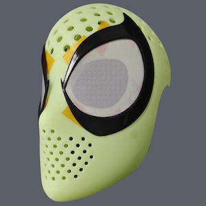 Comic Faceshell and Lenses, Cosplay, Halloween, Christmas Gift, Customized Face Shell