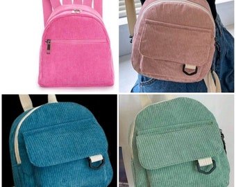 Bag - Backpack - corduroy